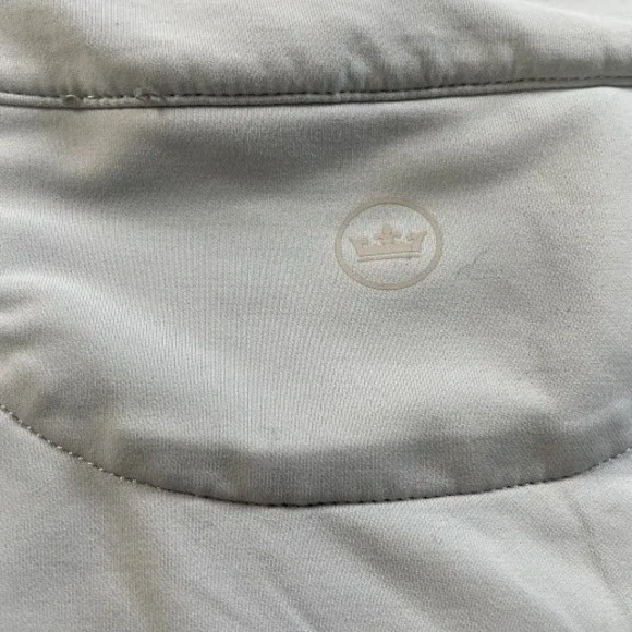 Peter Millar 1/4 Zip Pullover Mens XL Light Gray Perth Performance hoover - Picture 9 of 10